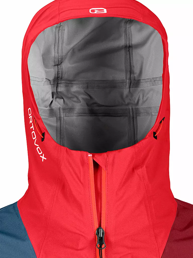 ORTOVOX | Damen Tourenjacke Ortler 3L | rot