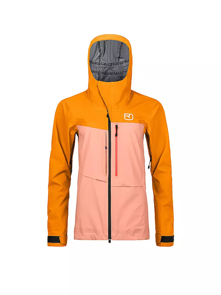 ORTOVOX | Damen Tourenjacke Ravine 3L Shell Hoodie | orange