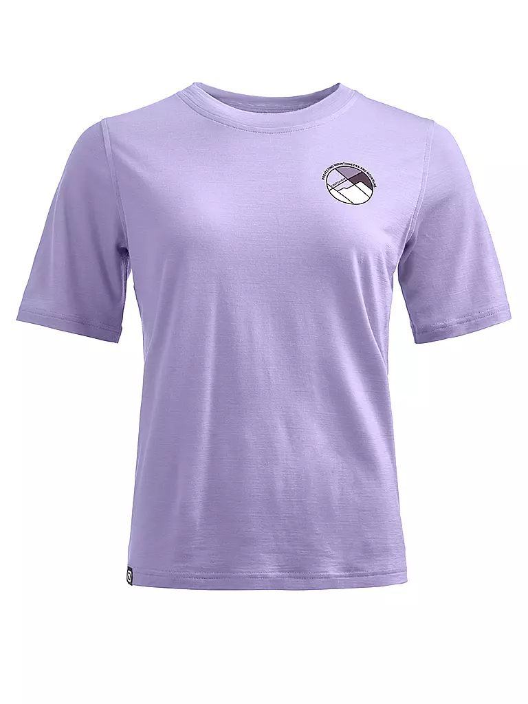 ORTOVOX | Damen Tourenshirt Round Landscape 140 Cool | lila