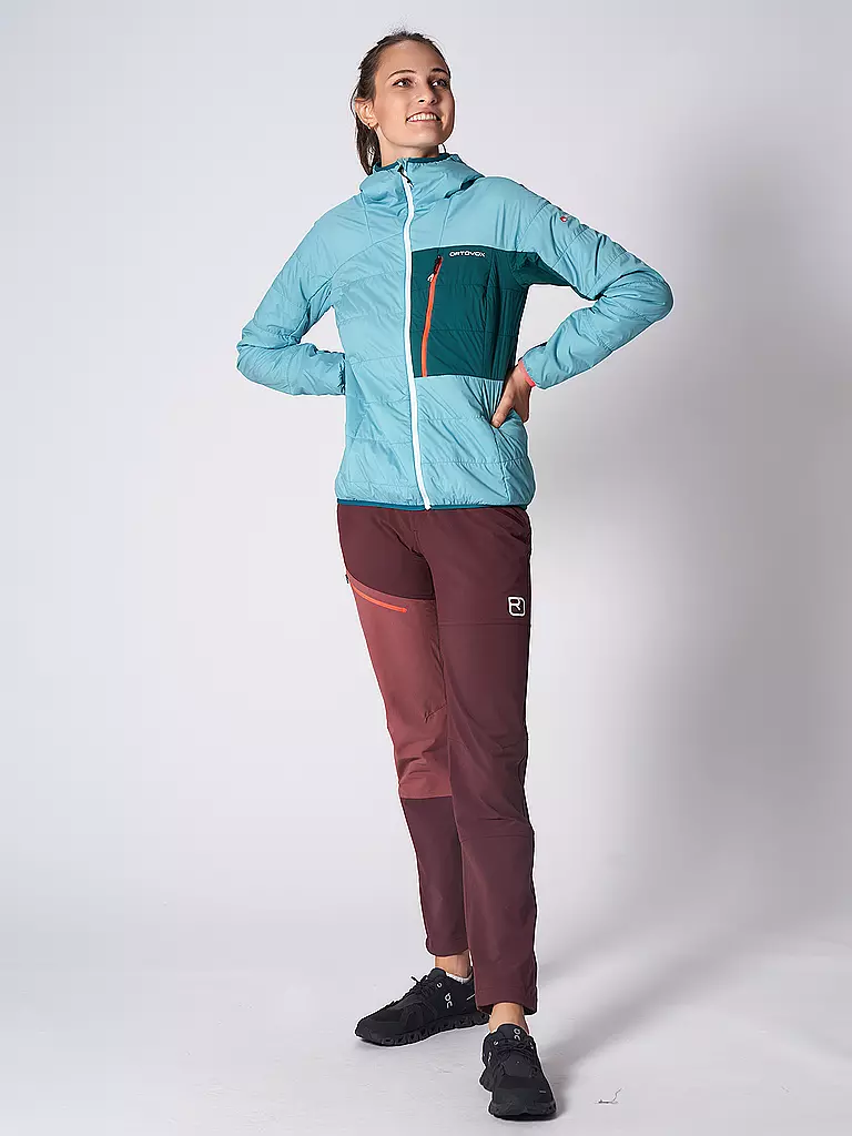 ORTOVOX | Damen Wanderhose Brenta | dunkelrot