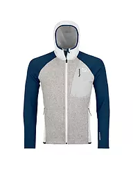 ORTOVOX | Herren Fleecejacke Classic Knit Hoodie | hellgrau