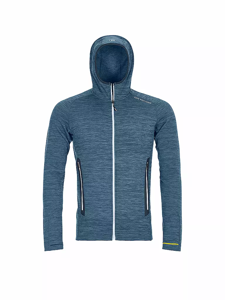 ORTOVOX | Herren Fleecejacke Fleece Light Melange Hoody | blau