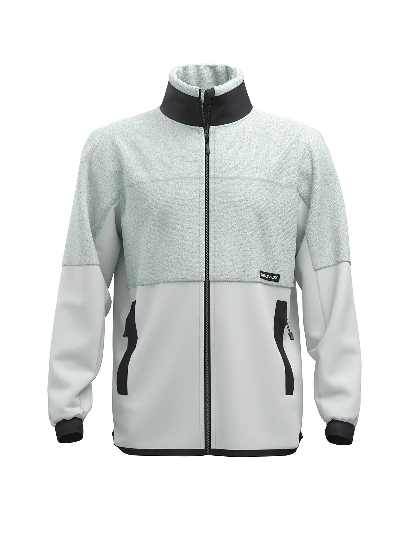 ORTOVOX | Herren Fleecejacke Teddy | hellgrau