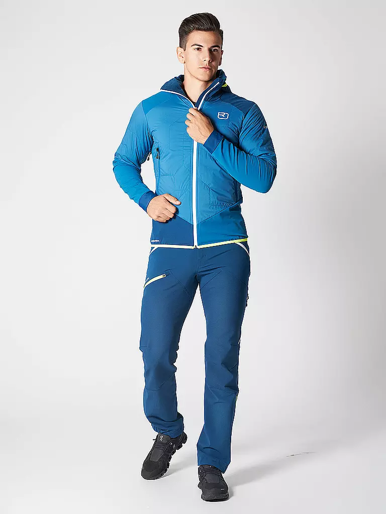 ORTOVOX | Herren Hybridjacke Col Becchei Hoodie | blau