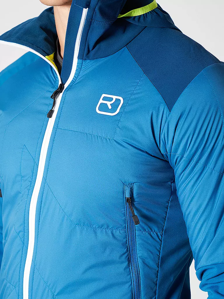ORTOVOX | Herren Hybridjacke Col Becchei Hoodie | blau