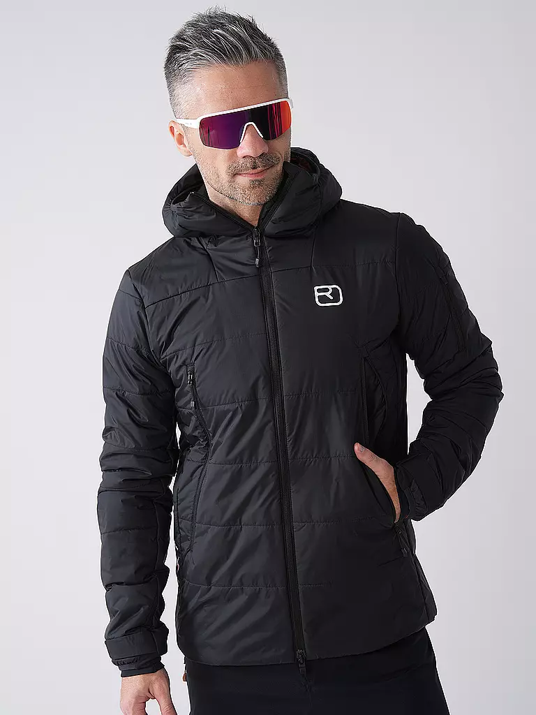 ORTOVOX | Herren Isojacke Zinal Swisswool Hoodie | schwarz
