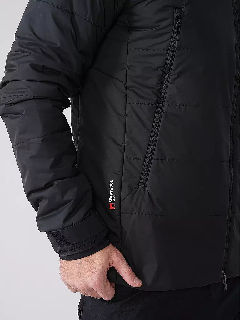 ORTOVOX | Herren Isojacke Zinal Swisswool Hoodie | schwarz
