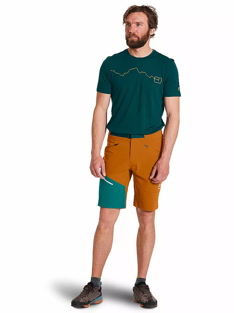 ORTOVOX | Herren Short Brenta | kupfer