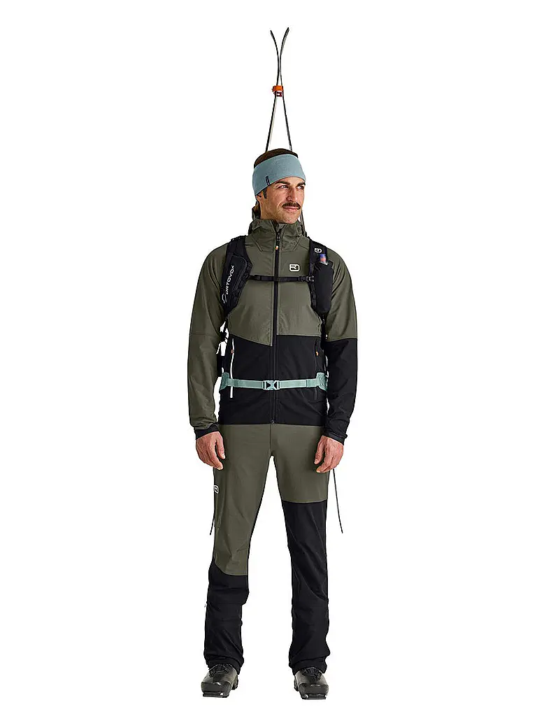 ORTOVOX | Herren Softshell Jacke Punta Berrino Hoodiie | olive