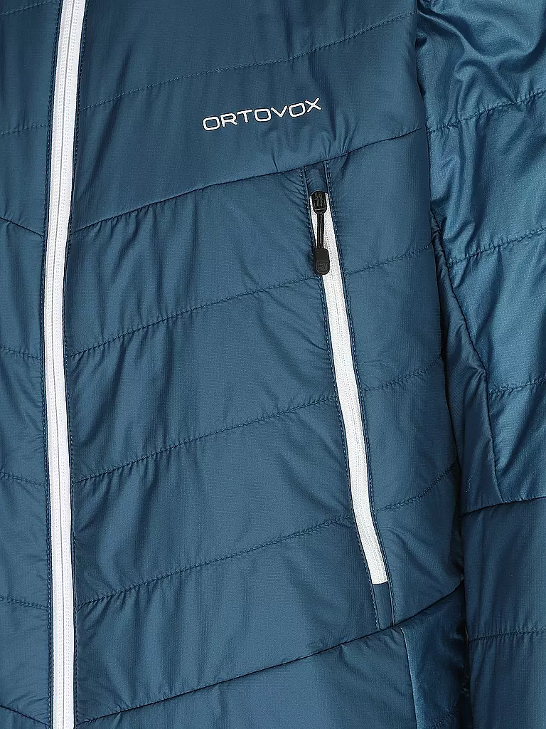 ORTOVOX | Herren Touren Isojacke Westalpen Swisswool Hoodie | petrol