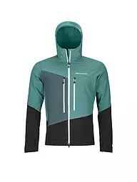 ORTOVOX | Herren Touren Softshelljacke Westalpen Hoodie | petrol