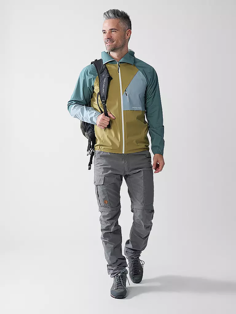 ORTOVOX | Herren Tourenjacke Piz Selva 2.5L Hoodie | senf