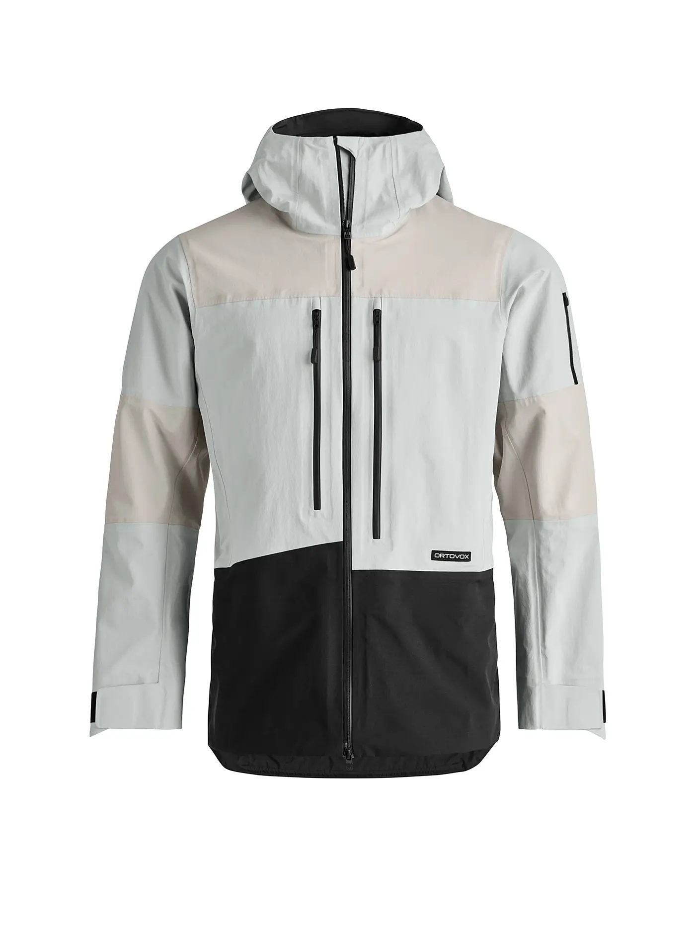 ORTOVOX | Herren Tourenjacke Ravince Free 3L Hoodie | beige