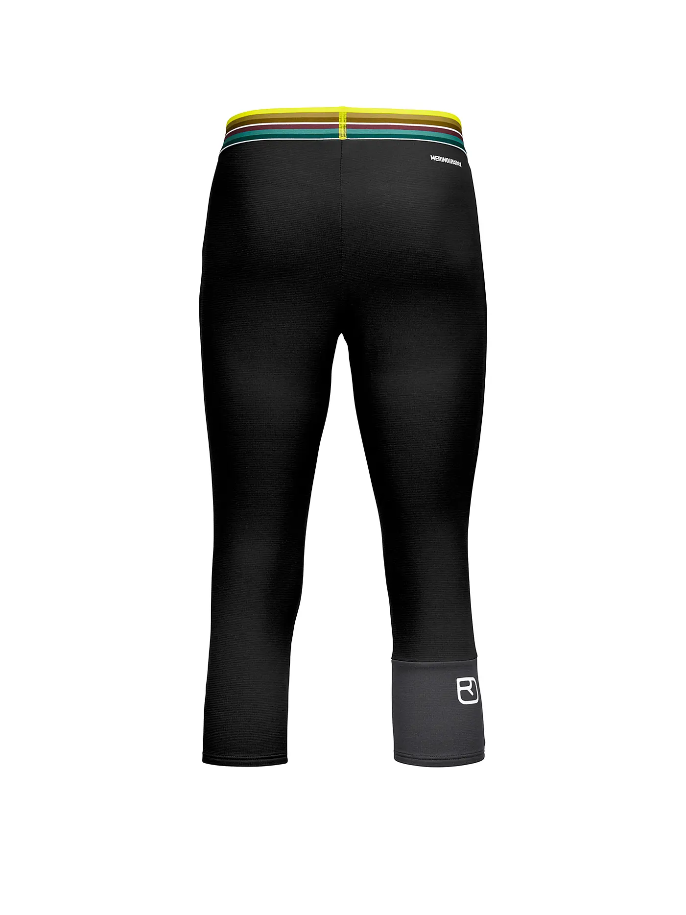 ORTOVOX | Herren Unterziehhose Fleece Light 3/4 | schwarz