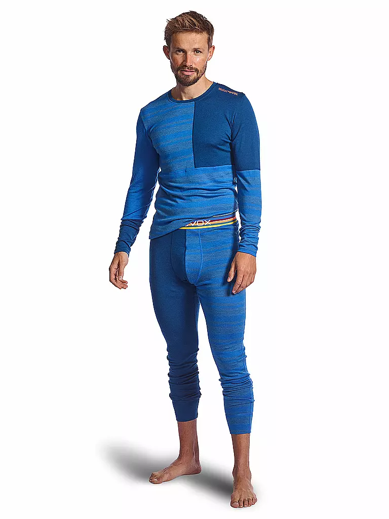 ORTOVOX | Herren Unterziehhose Rock'n'Wool 185 | blau