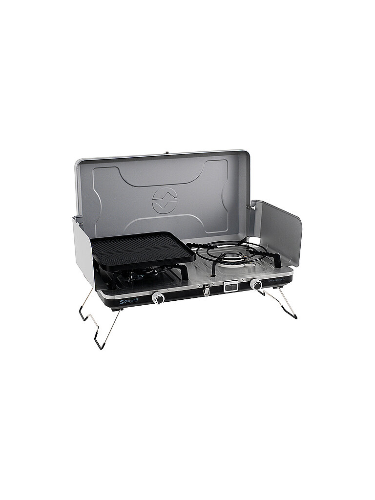 Outwell OUTWELL Gasherd Merapi Pro Duo Deluxe silber, silber