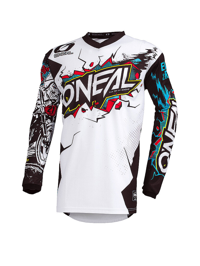O’NEAL Jungen Radshirt Element Youth Jersey Villain weiß | XL