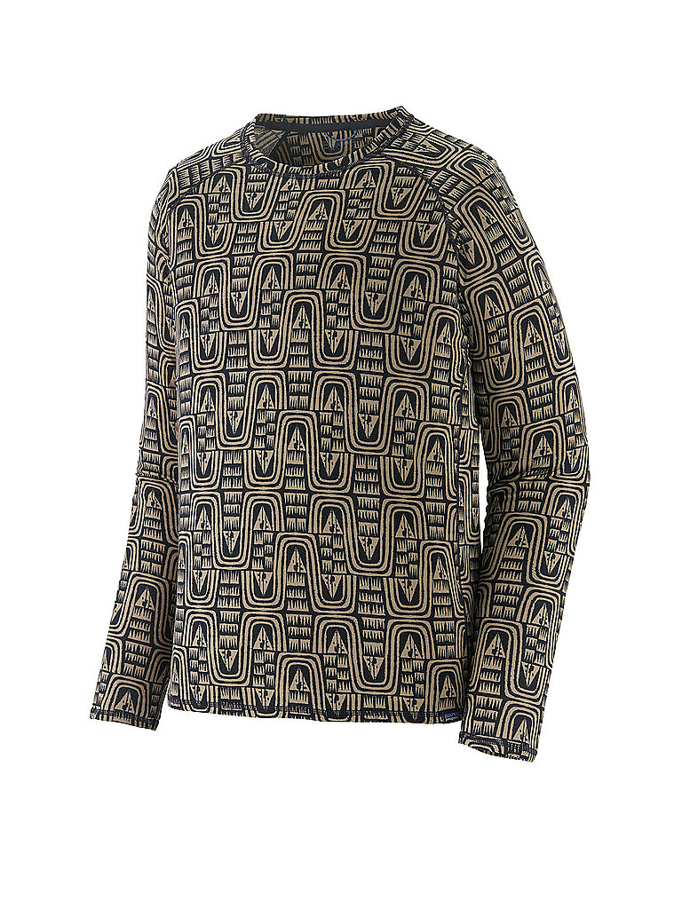 Patagonia PATAGONIA Herren Funktionsshirt Capilene Midweight Crew camel | S, camel