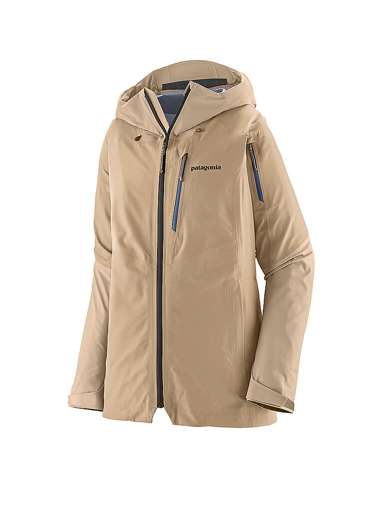 Patagonia PATAGONIA Damen Tourenjacke Snowdrifter 3L Hoodie beige | S, beige