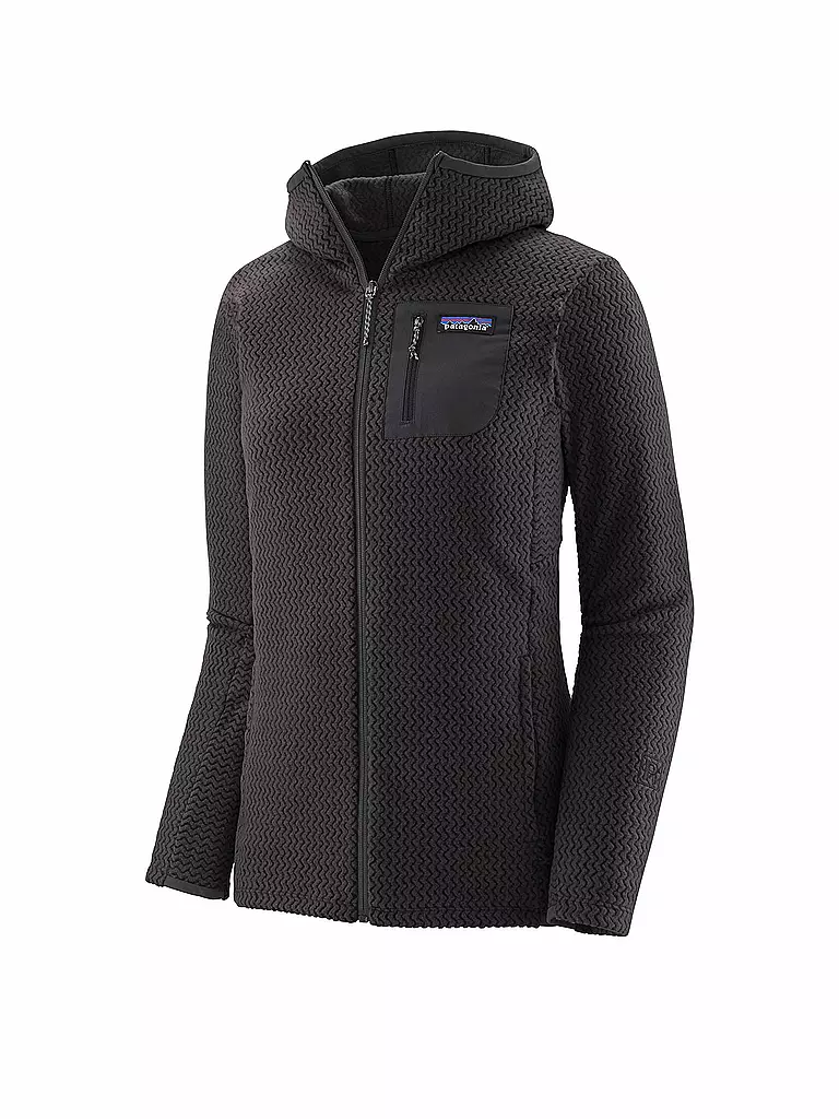 PATAGONIA | Damen Fleecejacke R1® Air Full-Zip Hoodie | schwarz