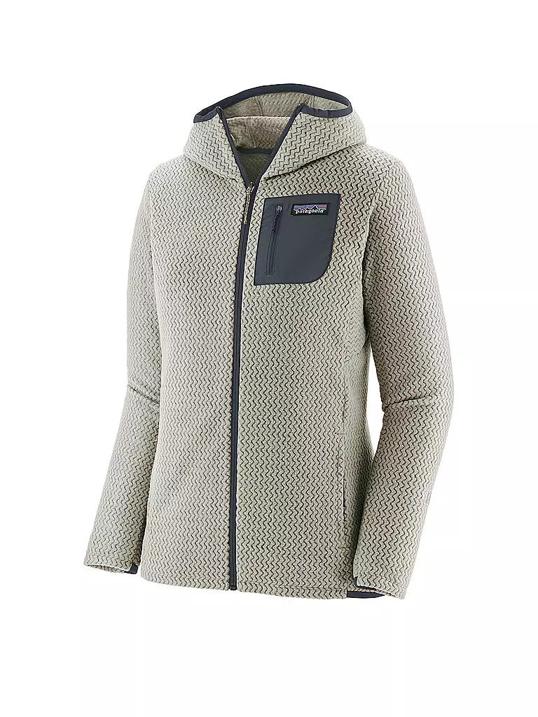 PATAGONIA | Damen Fleecejacke R1® Air Full-Zip Hoodie | creme