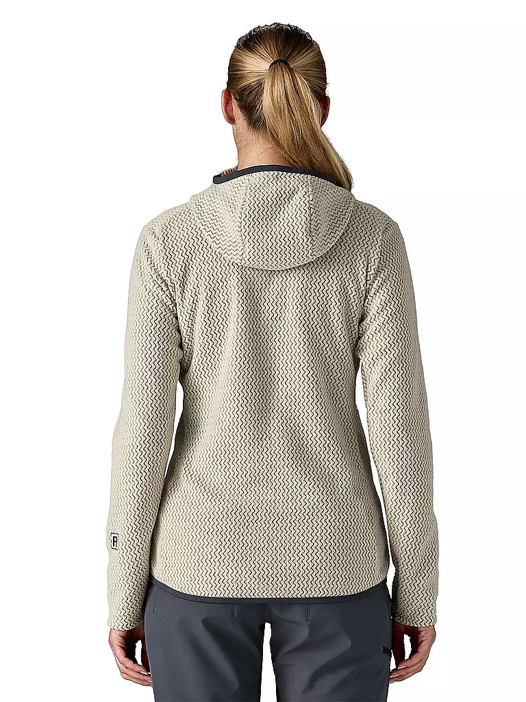PATAGONIA | Damen Fleecejacke R1® Air Full-Zip Hoodie | beige