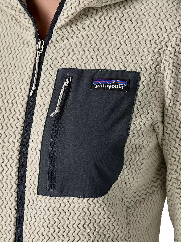 PATAGONIA | Damen Fleecejacke R1® Air Full-Zip Hoodie | beige