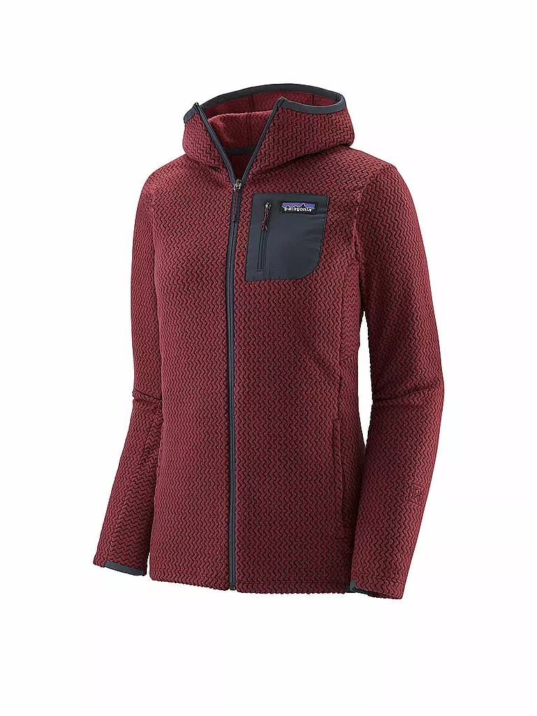 PATAGONIA | Damen Fleecejacke R1® Air Full-Zip Hoody | rot