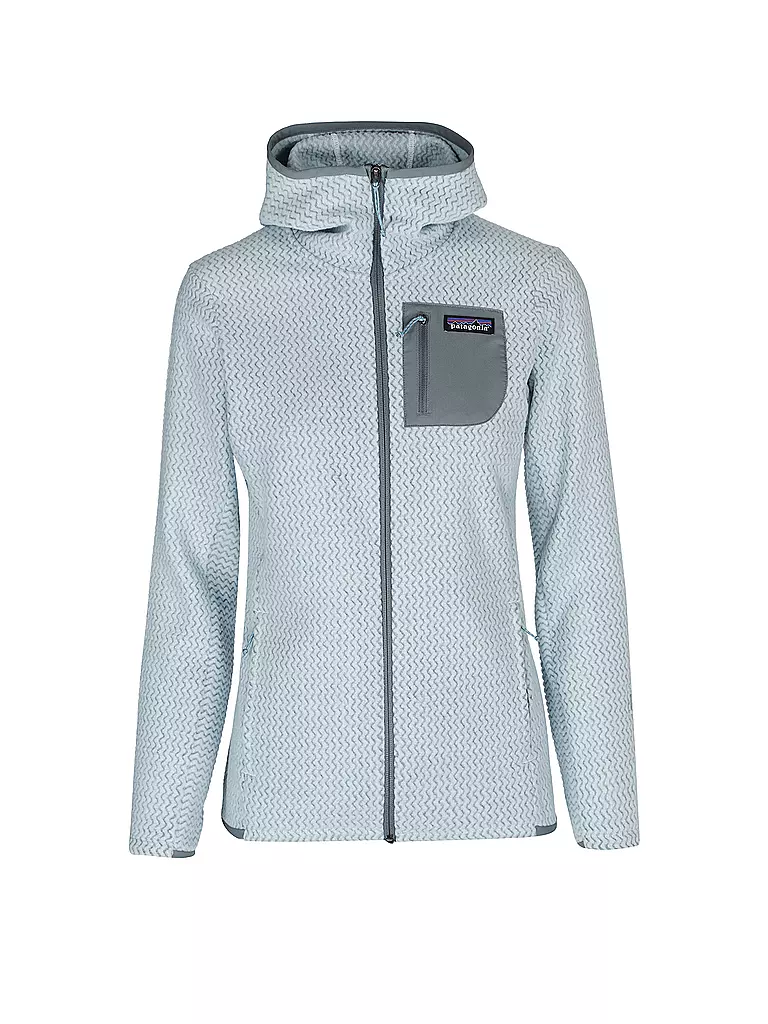 PATAGONIA | Damen Fleecejacke R1® Air Full-Zip Hoody | hellblau