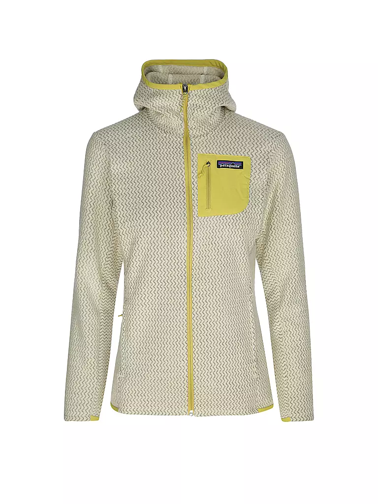 PATAGONIA | Damen Fleecejacke R1® Air Full-Zip Hoody | gelb