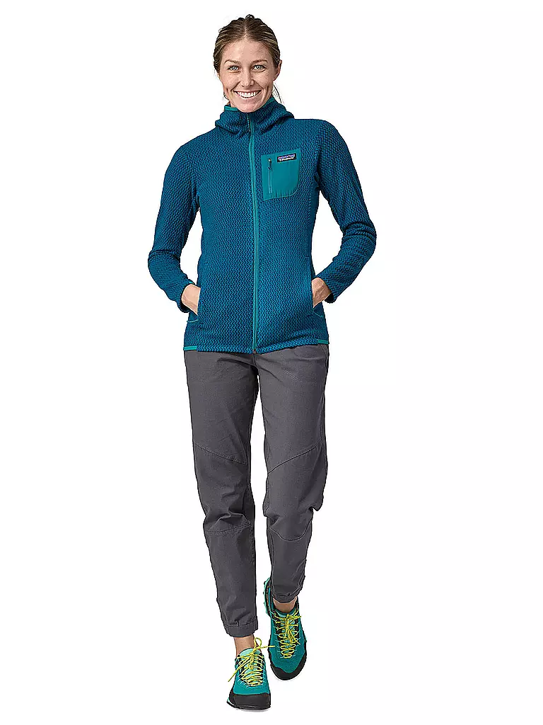 PATAGONIA | Damen Fleecejacke R1® Air Full-Zip Hoody | dunkelblau