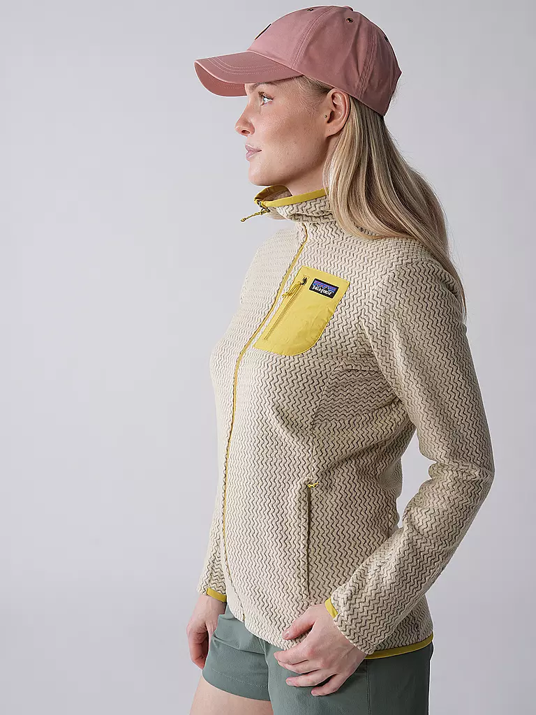 PATAGONIA | Damen Fleecejacke R1® Air Full-Zip Hoody | gelb