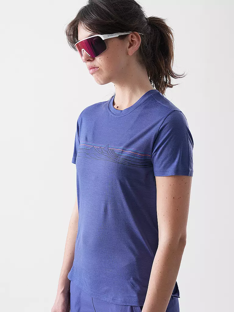 PATAGONIA | Damen Funktionsshirt Capilene® Cool Merino Graphic | schwarz