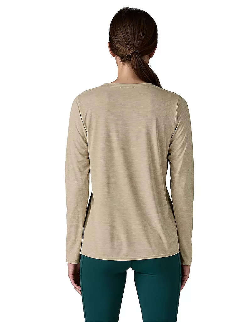 PATAGONIA | Damen Funktionsshirt Long-Sleeved Capilene® Cool Daily Graphic | beige