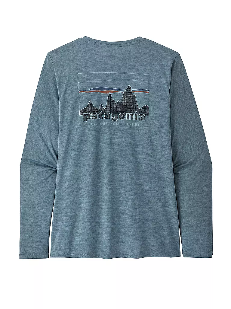 PATAGONIA | Damen Funktionsshirt Long-Sleeved Capilene® Cool Daily Graphic | grau