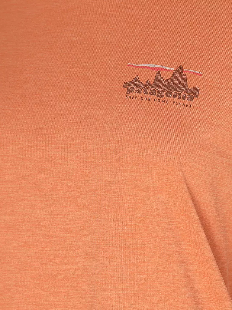 PATAGONIA | Damen Funktionsshirt Long-Sleeved Capilene® Cool Daily Graphic | orange