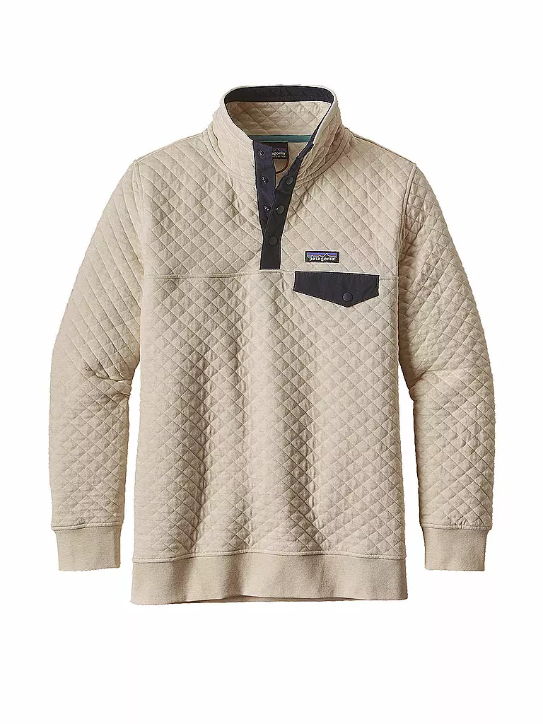 PATAGONIA | Damen Pullover Cotton Quilt Snap-T® | beige