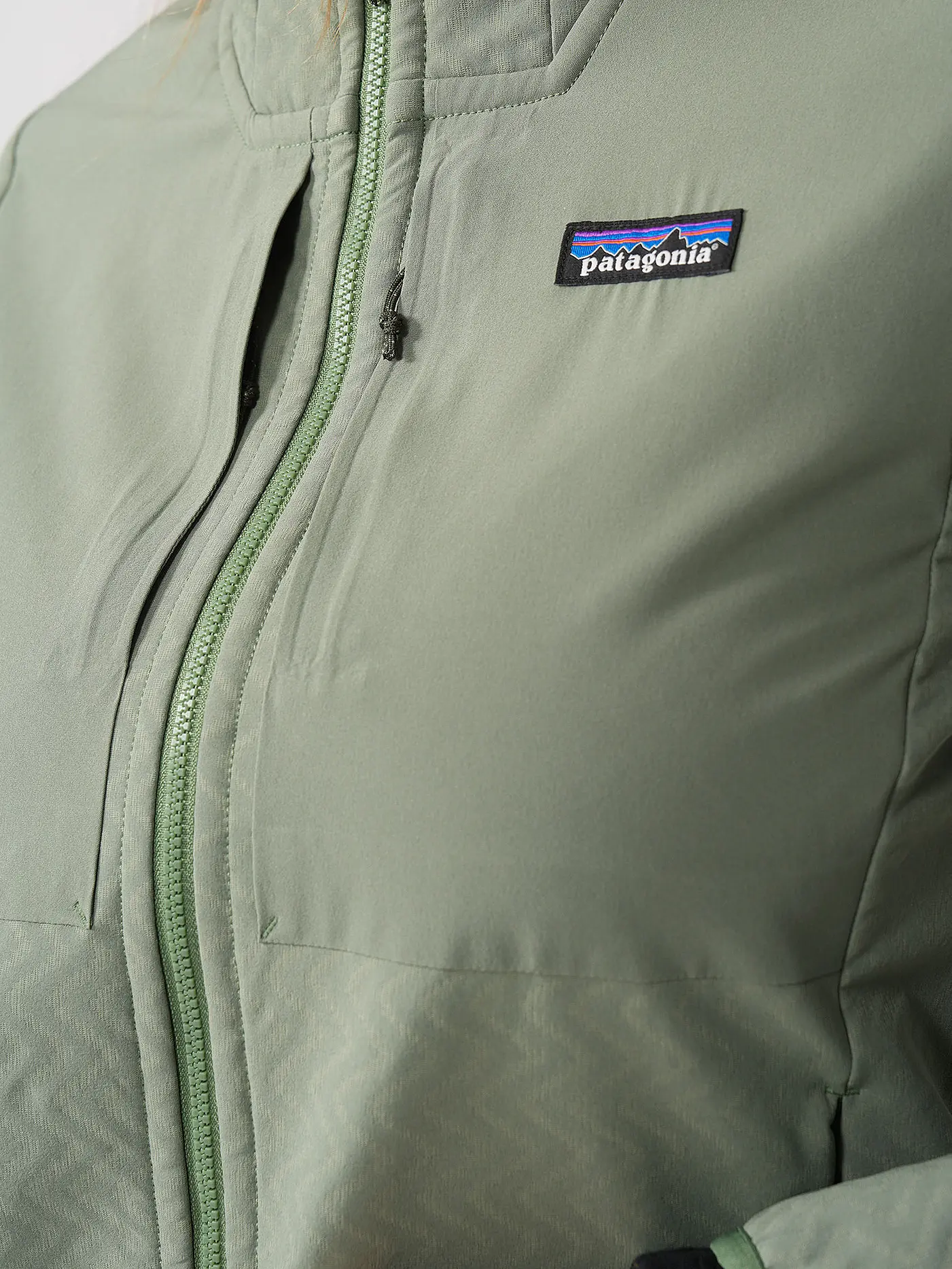 PATAGONIA | Damen Softshelljacke R2 Cross Strata Hoodie | grün