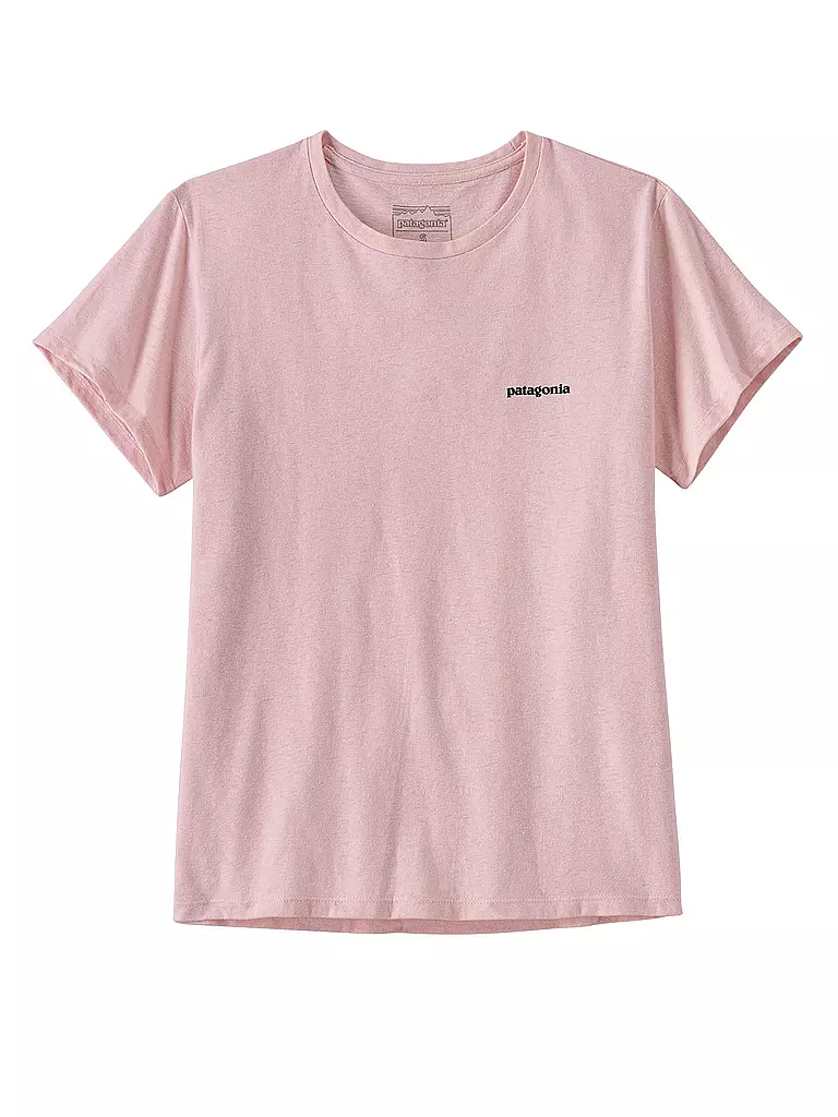 PATAGONIA | Damen T-Shirt P-6 Logo Responsibili | rosa