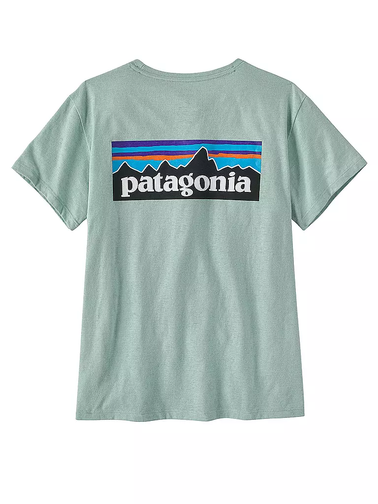 PATAGONIA | Damen T-Shirt P-6 Logo Responsibili | mint