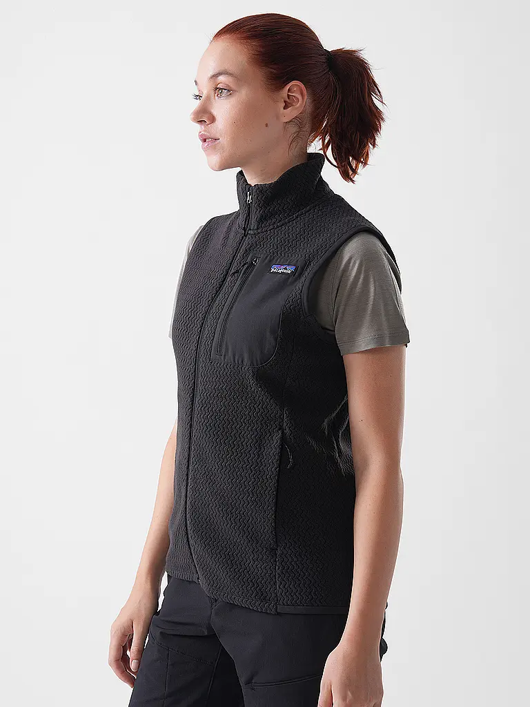 PATAGONIA | Damen Tourenweste R1 Air  | schwarz