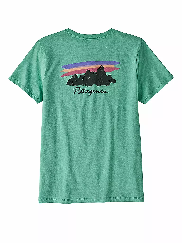 PATAGONIA | Damen Wandershirt Hand Fitz Roy | grün