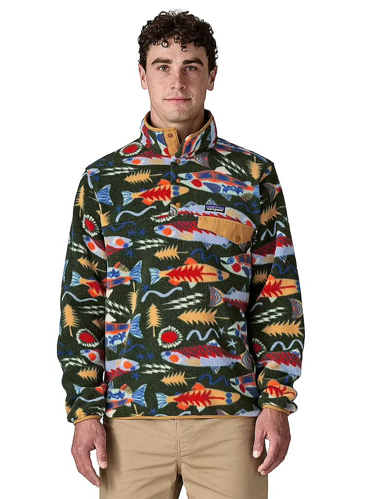 PATAGONIA | Fleecesweater M'S LW SYNCH SNAP-T  | dunkelgrün