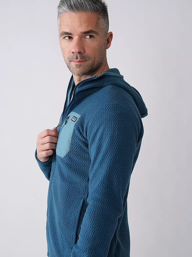 PATAGONIA | Herren Fleecejacke R1® Air Full-Zip Hoodie | grau