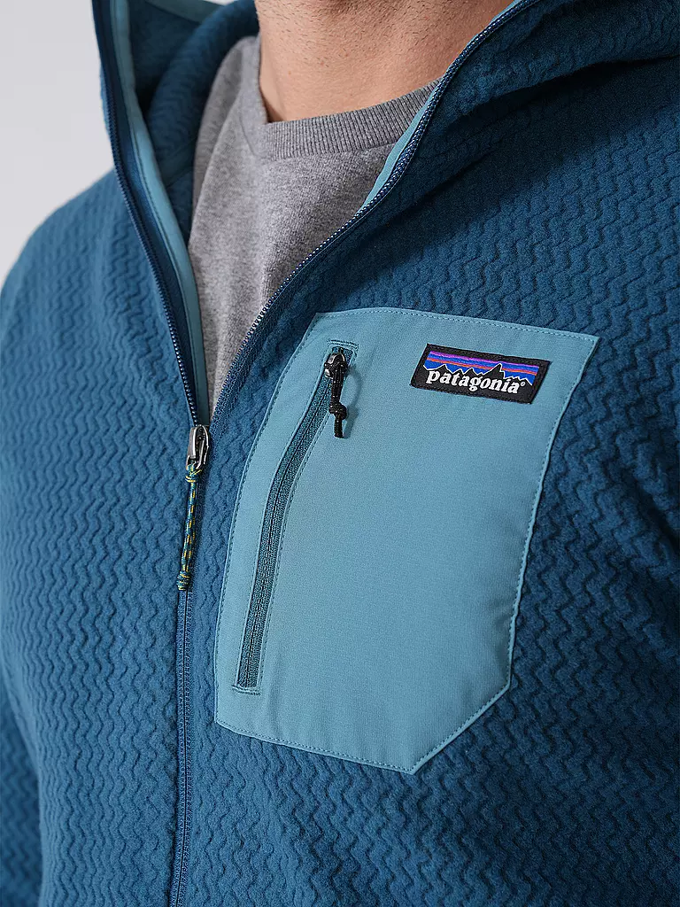 PATAGONIA | Herren Fleecejacke R1® Air Full-Zip Hoodie | grau