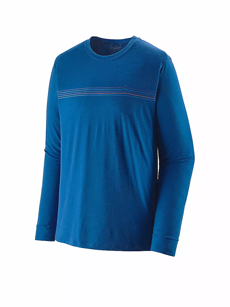 PATAGONIA | Herren Funktionsshirt Cap Cool Merino | blau