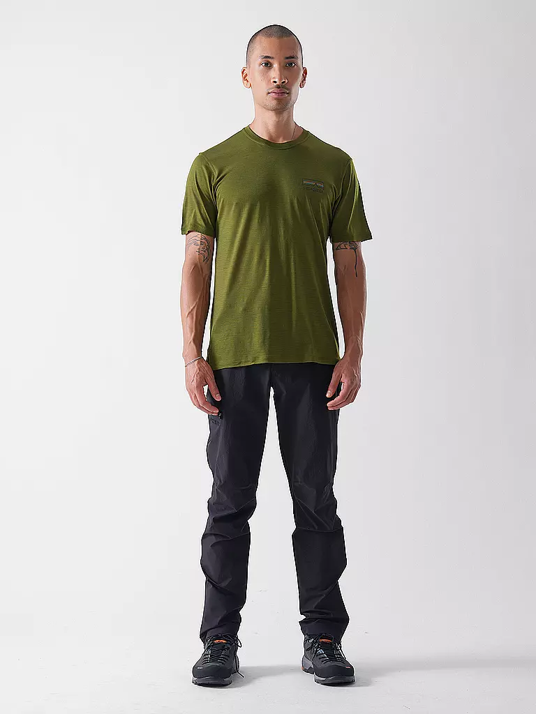 PATAGONIA | Herren Funktionsshirt Capilene® Cool Merino  | olive