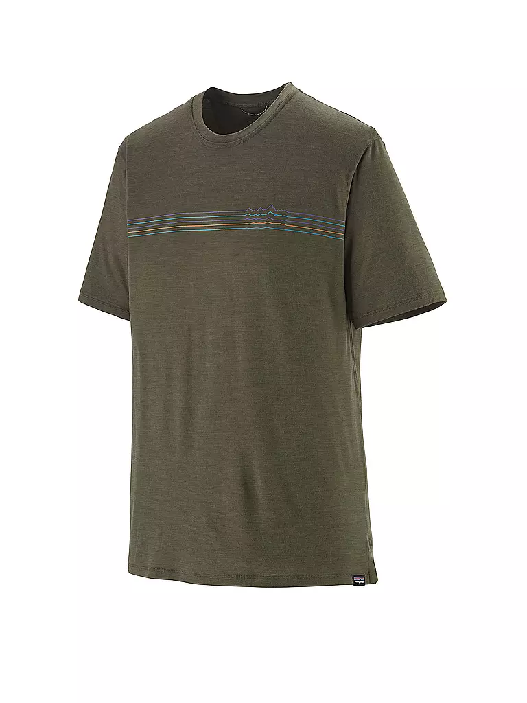 PATAGONIA | Herren Funktionsshirt Capilene® Cool Merino Graphic | olive