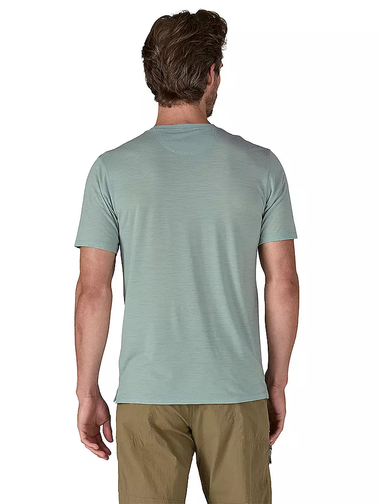 PATAGONIA | Herren Funktionsshirt Capilene® Cool Merino Graphic | hellblau
