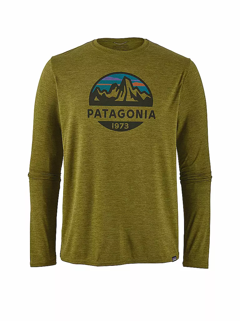 PATAGONIA | Herren Funktionsshirt Long-Sleeved Capilene® Cool Daily Graphic | grün